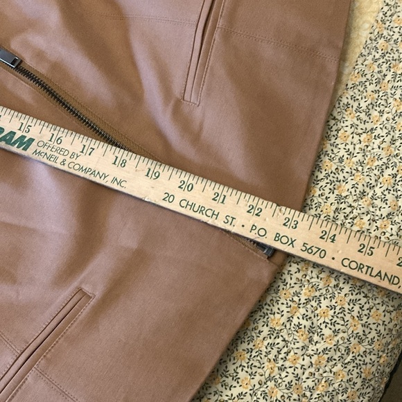 G by Giuliana Rancic faux suede crop jacket womens medium tan - Picture 7 of 11